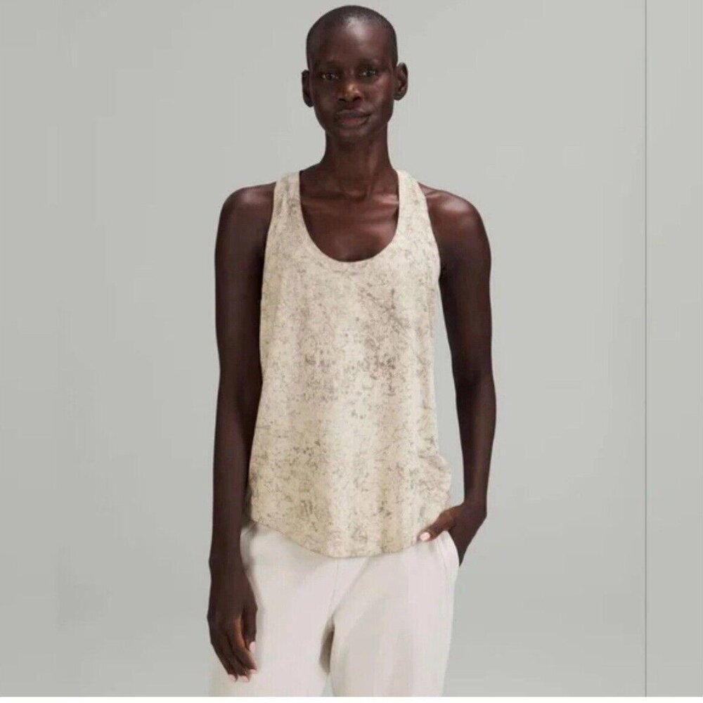 Lululemon - Love Tank Top - Cirrus Wash White Opal Raw Linen Rover 6?